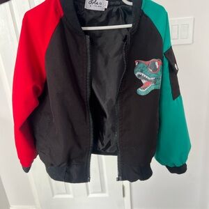 Lola + The Boys Black Bomber Jacket